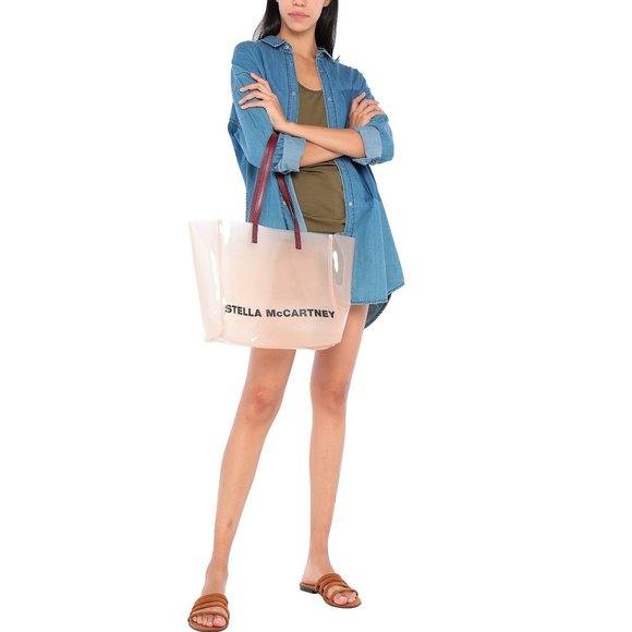 NWT Stella McCartney Logo PVC Tote - Picture 3 of 15